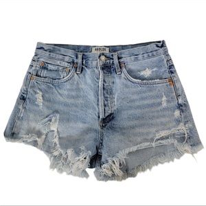 Agolde Vintage Parker Cut Off Short Size 26 Light Wash